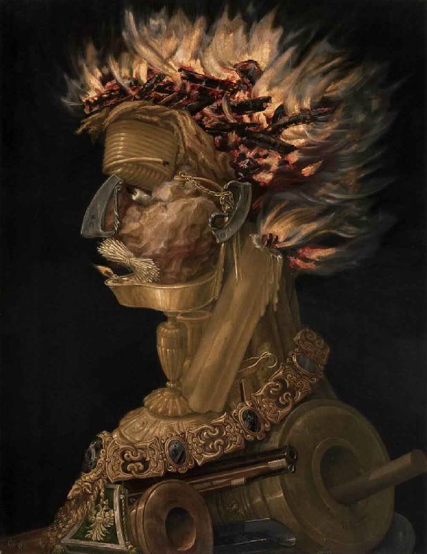 Giuseppe Arcimboldo Fire oil painting picture